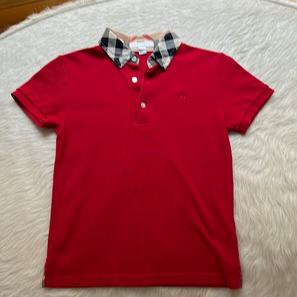 Burberry Children polo boys size 8 years.